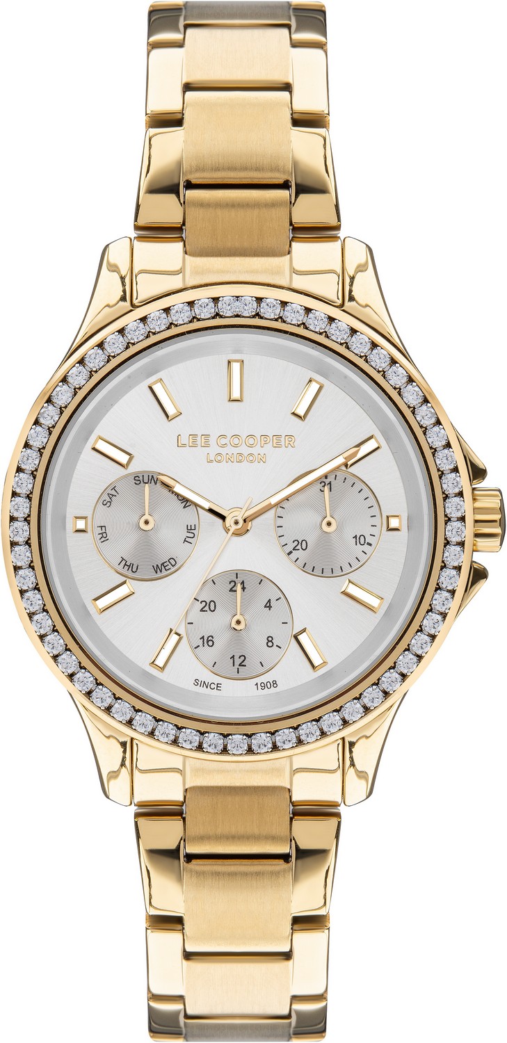 LEE COOPER  Женские часы, кварцевый механизм, суперметалл с покрытием, 36 мм