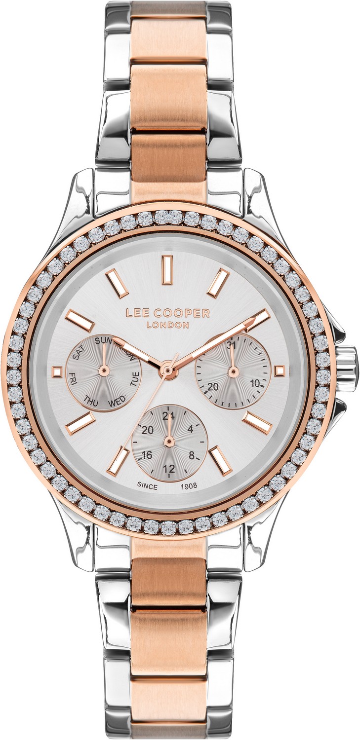 LEE COOPER  Женские часы, кварцевый механизм, суперметалл с покрытием, 36 мм
