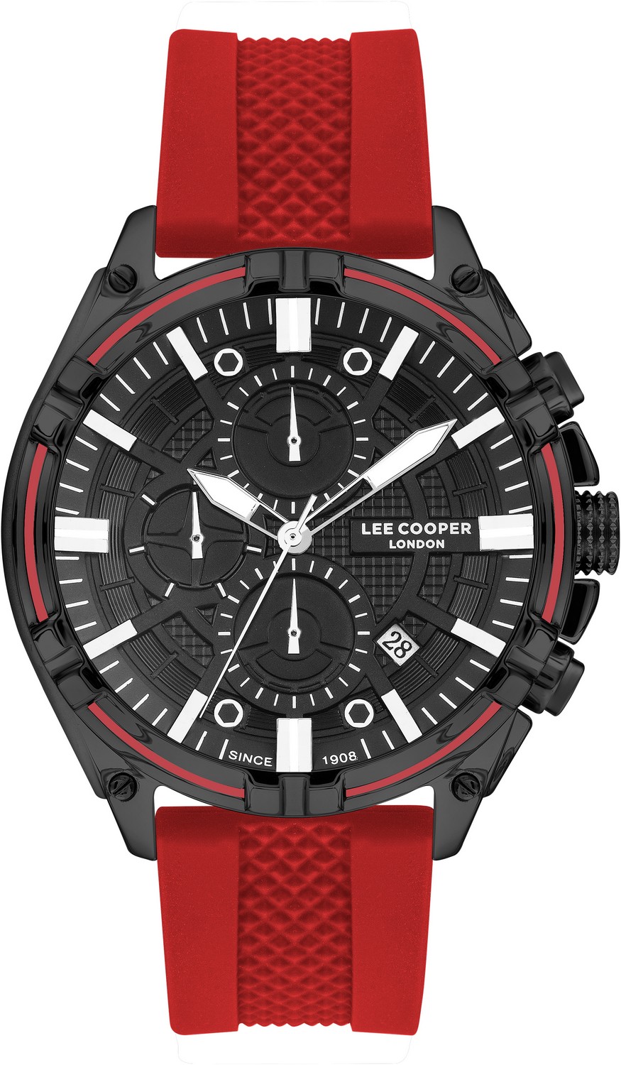 LEE COOPER  Мужские часы, кварцевый механизм, суперметалл с покрытием, 45 мм