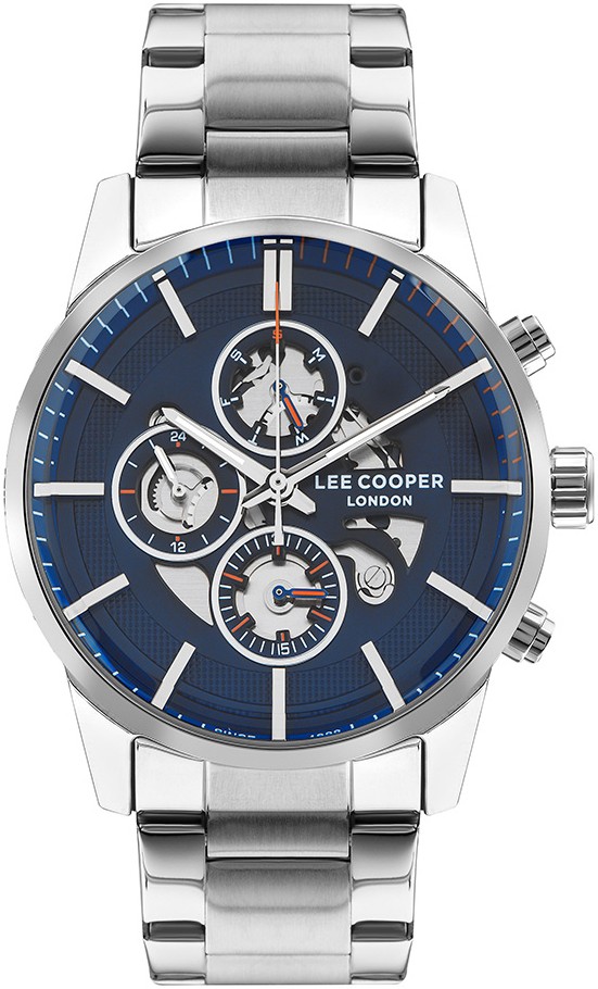 LEE COOPER  Мужские часы, кварцевый механизм, суперметалл, 46 мм