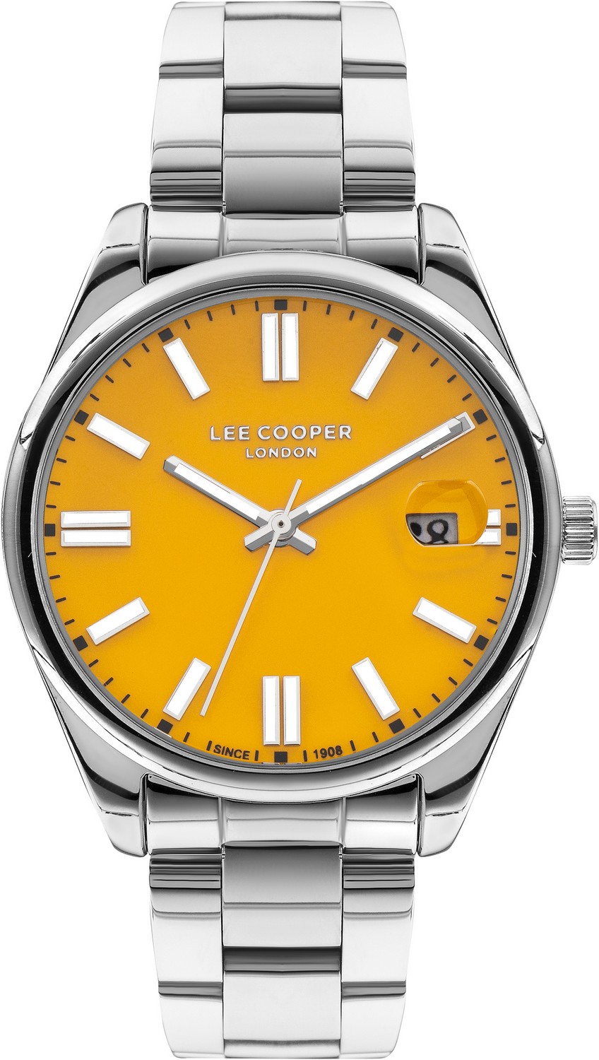 LEE COOPER  Мужские часы, кварцевый механизм, суперметалл, 45 мм