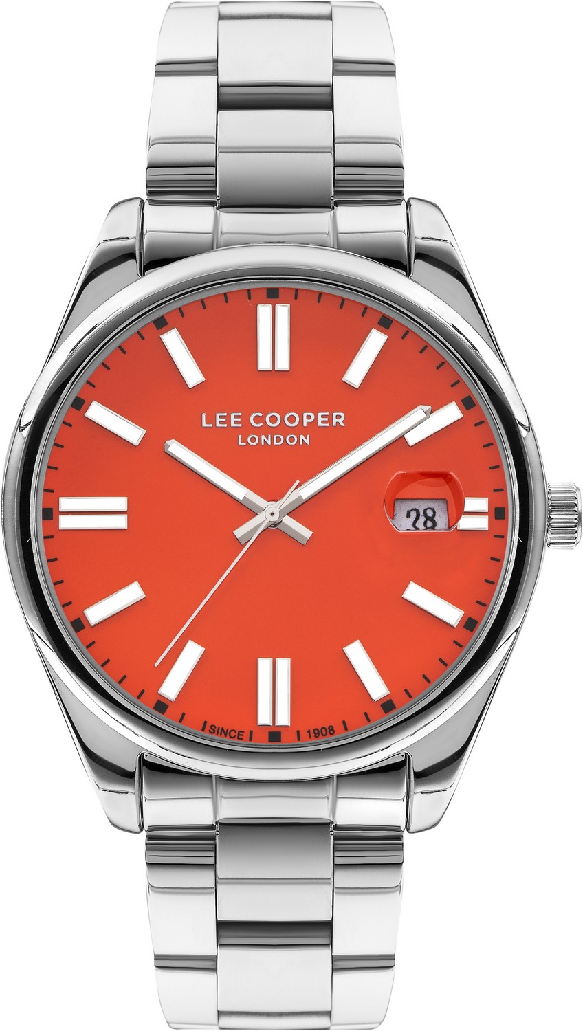 LEE COOPER  Мужские часы, кварцевый механизм, суперметалл, 45 мм