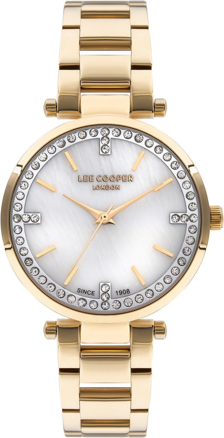 LEE COOPER  Женские часы, кварцевый механизм, суперметалл с покрытием, 33 мм