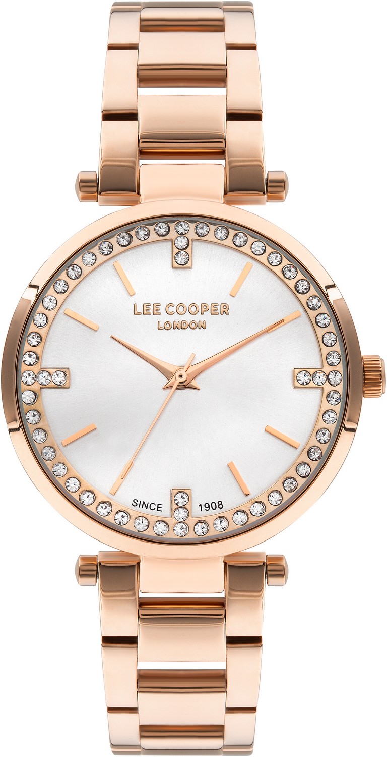 LEE COOPER  Женские часы, кварцевый механизм, суперметалл с покрытием, 33 мм