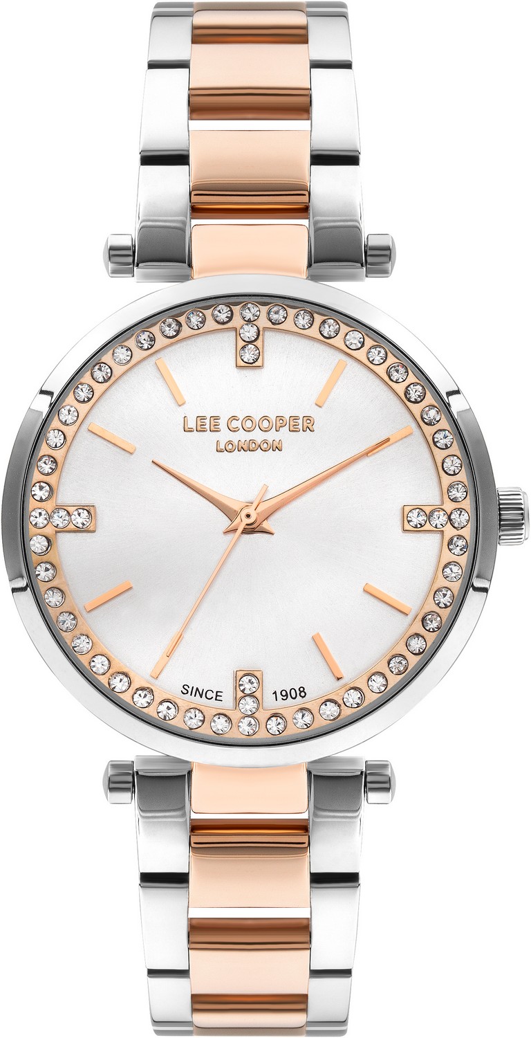 LEE COOPER  Женские часы, кварцевый механизм, суперметалл с покрытием, 33 мм