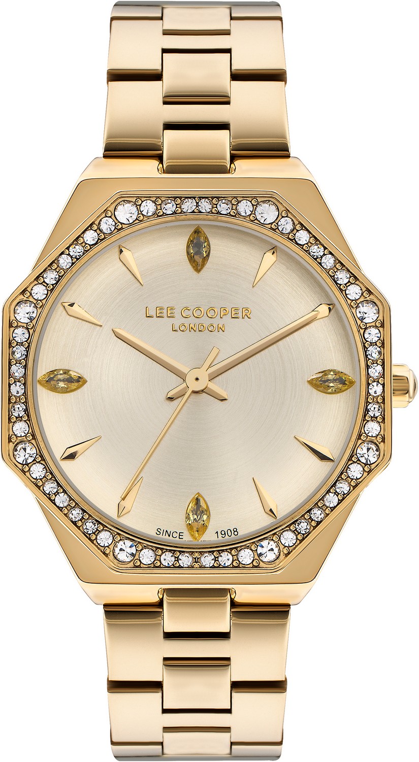 LEE COOPER  Женские часы, кварцевый механизм, суперметалл с покрытием, 35 мм