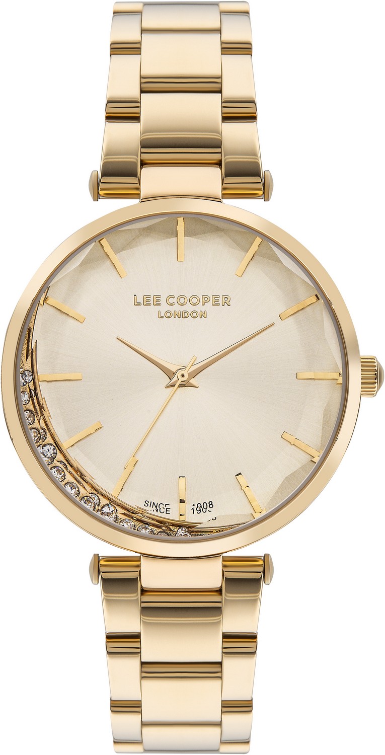 LEE COOPER  Женские часы, кварцевый механизм, суперметалл с покрытием, 34 мм