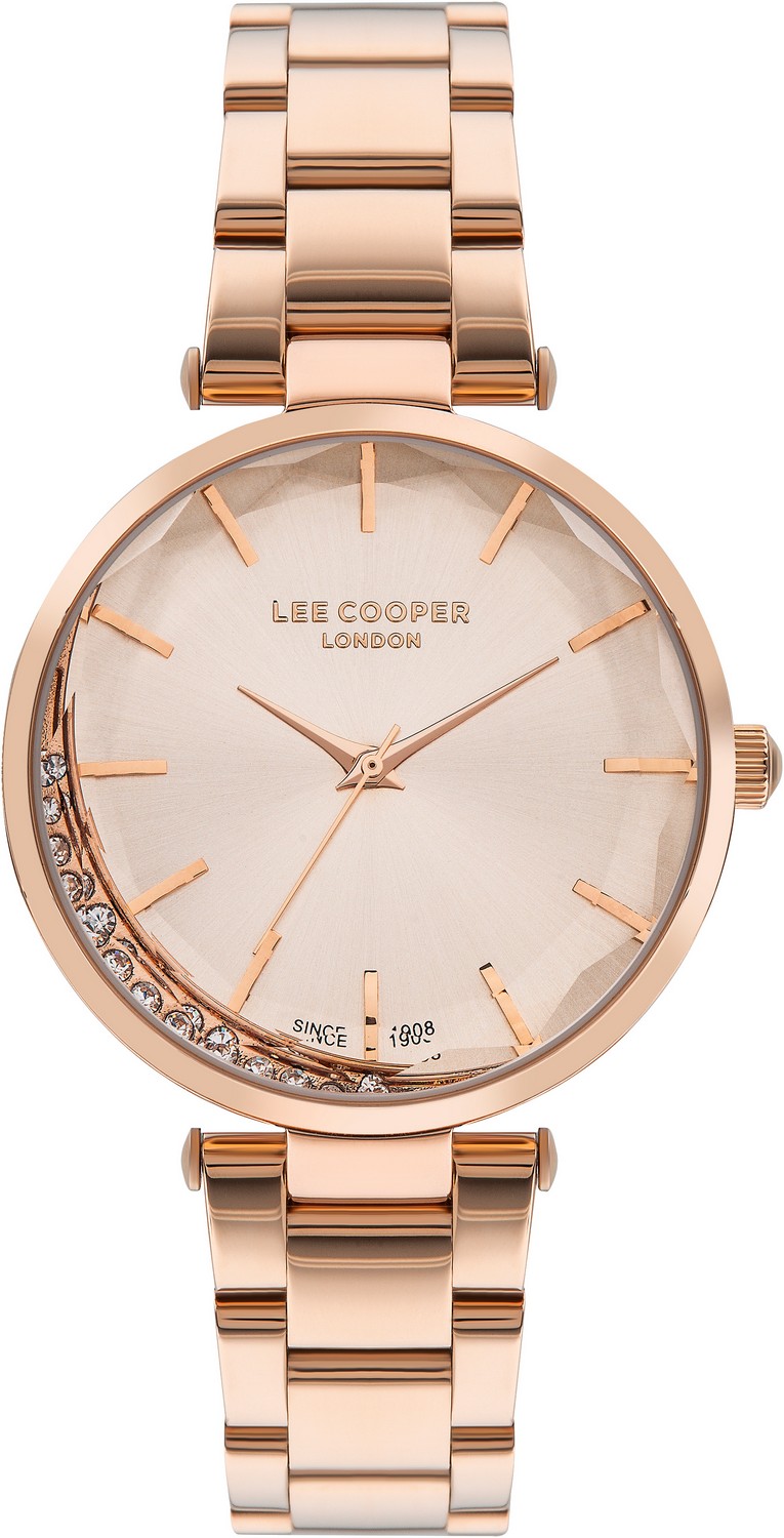 LEE COOPER  Женские часы, кварцевый механизм, суперметалл с покрытием, 34 мм
