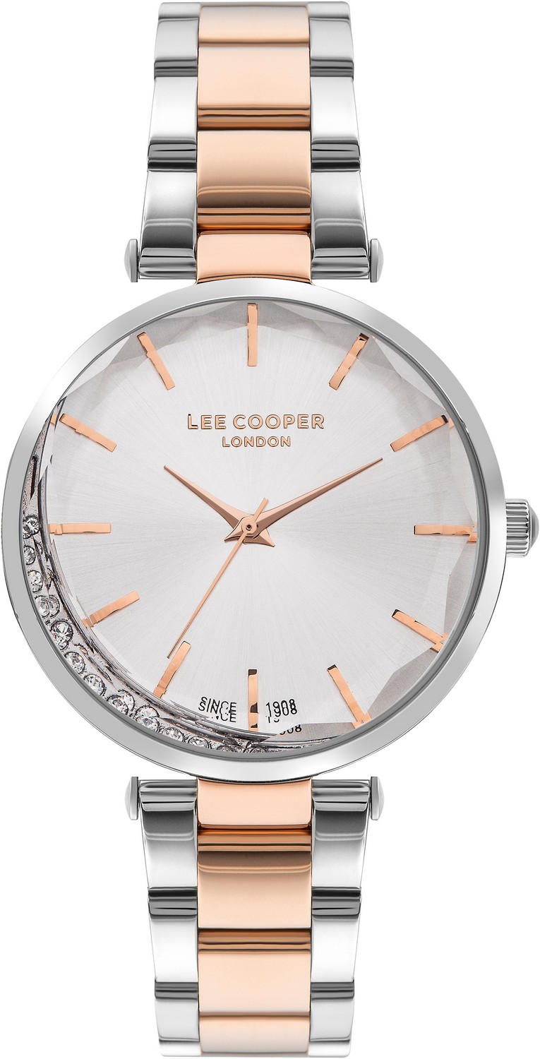 LEE COOPER  Женские часы, кварцевый механизм, суперметалл с покрытием, 34 мм