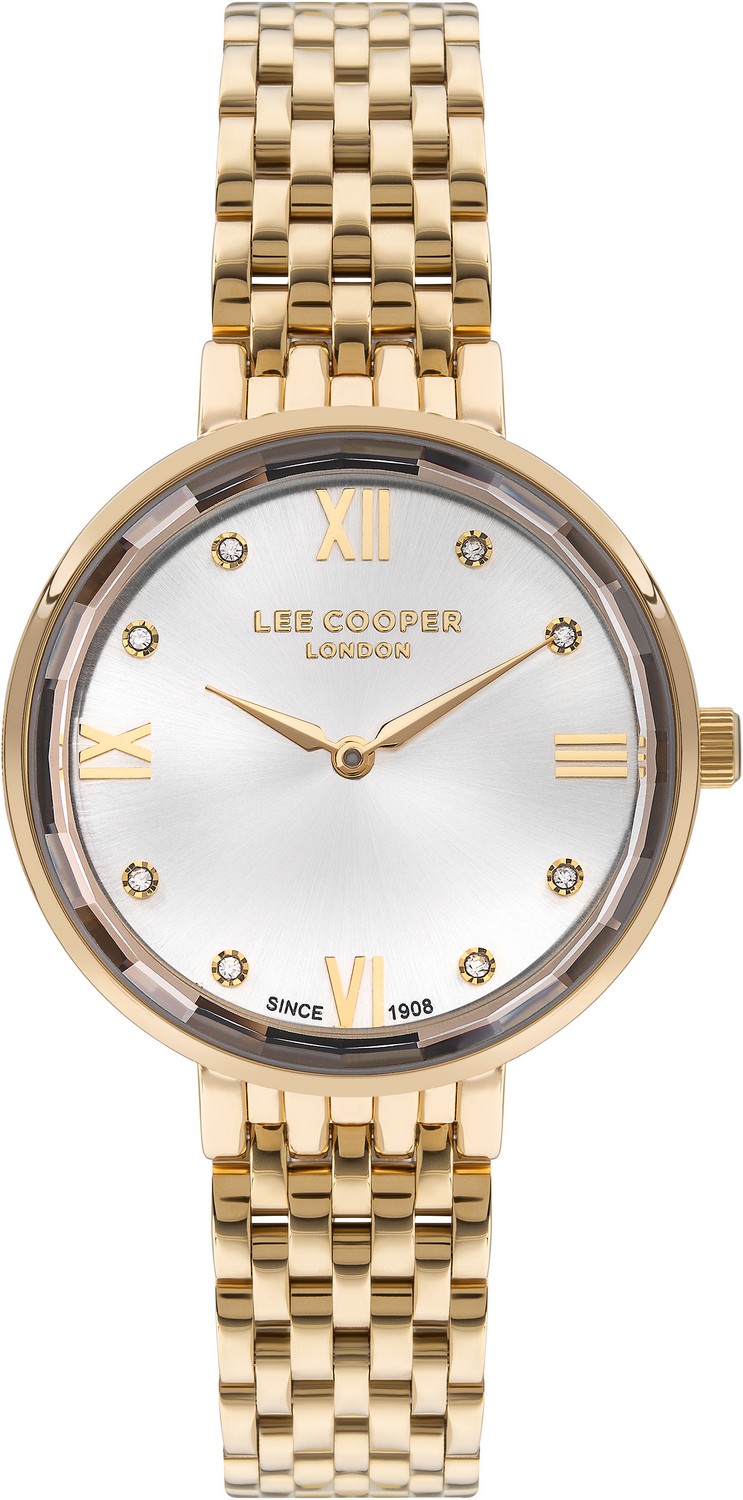 LEE COOPER  Женские часы, кварцевый механизм, суперметалл с покрытием, 34 мм