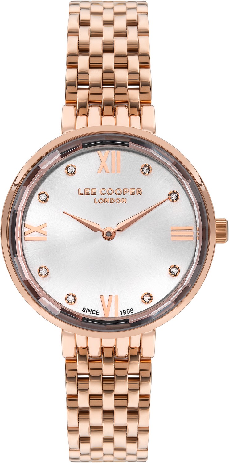 LEE COOPER  Женские часы, кварцевый механизм, суперметалл с покрытием, 34 мм