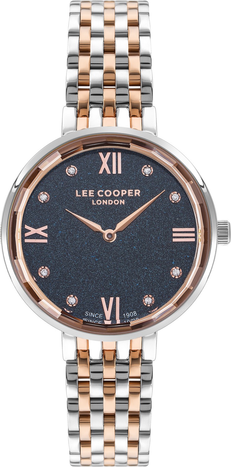 LEE COOPER  Женские часы, кварцевый механизм, суперметалл, 34 мм