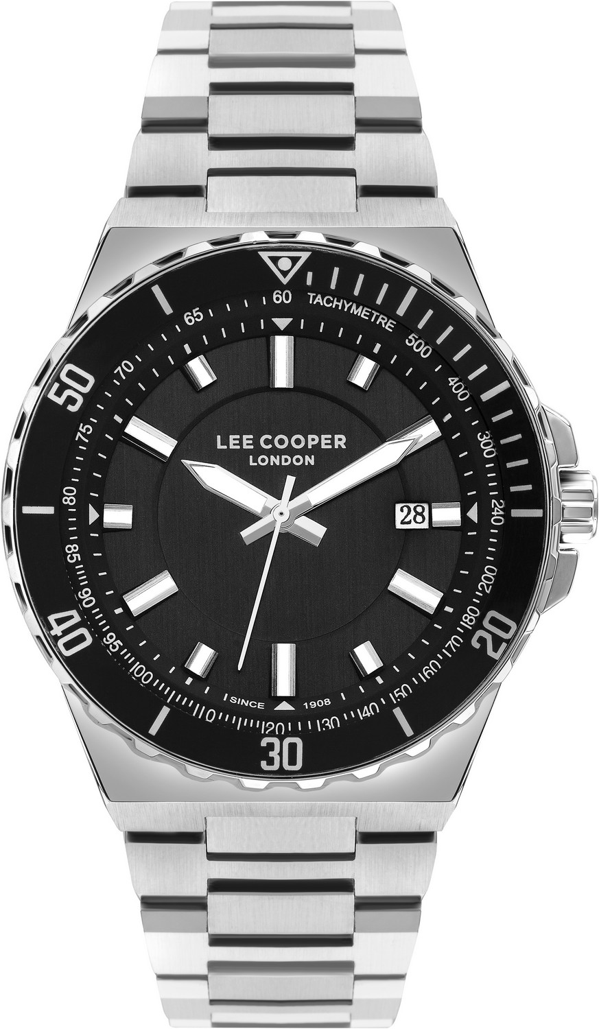 LEE COOPER  Мужские часы, кварцевый механизм, суперметалл, 45 мм