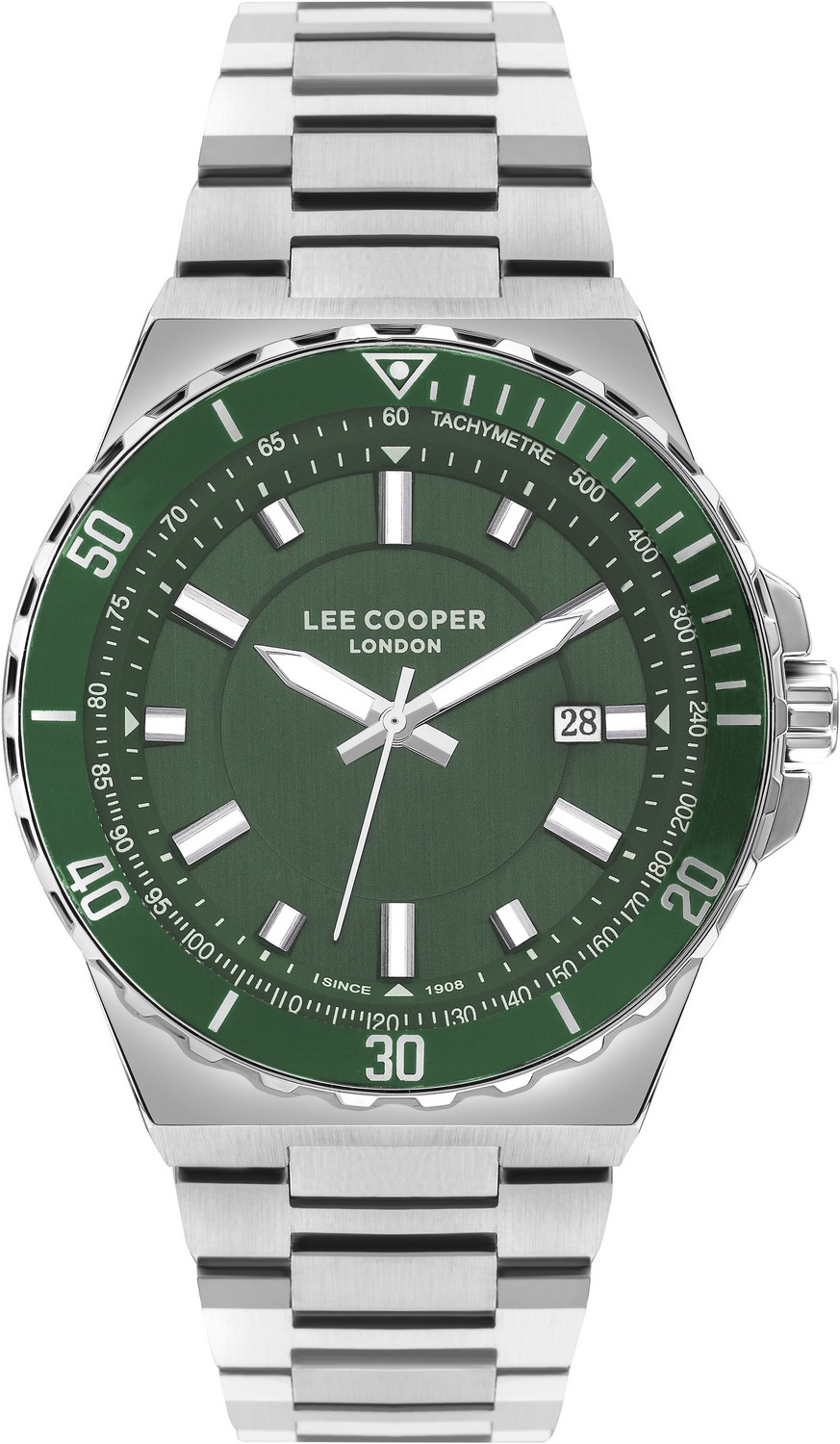 LEE COOPER  Мужские часы, кварцевый механизм, суперметалл, 45 мм