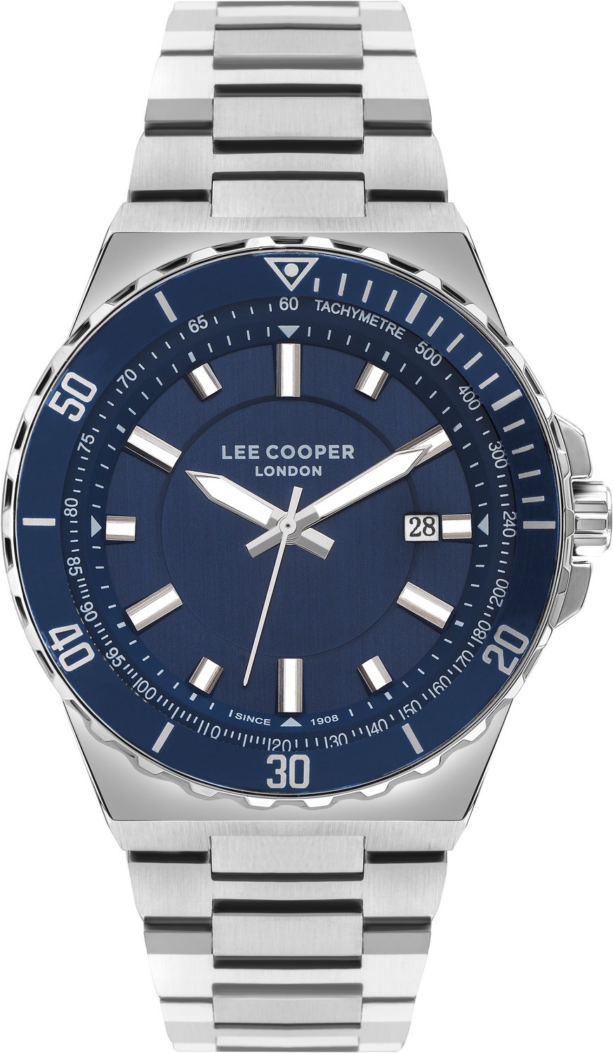 LEE COOPER  Мужские часы, кварцевый механизм, суперметалл, 45 мм