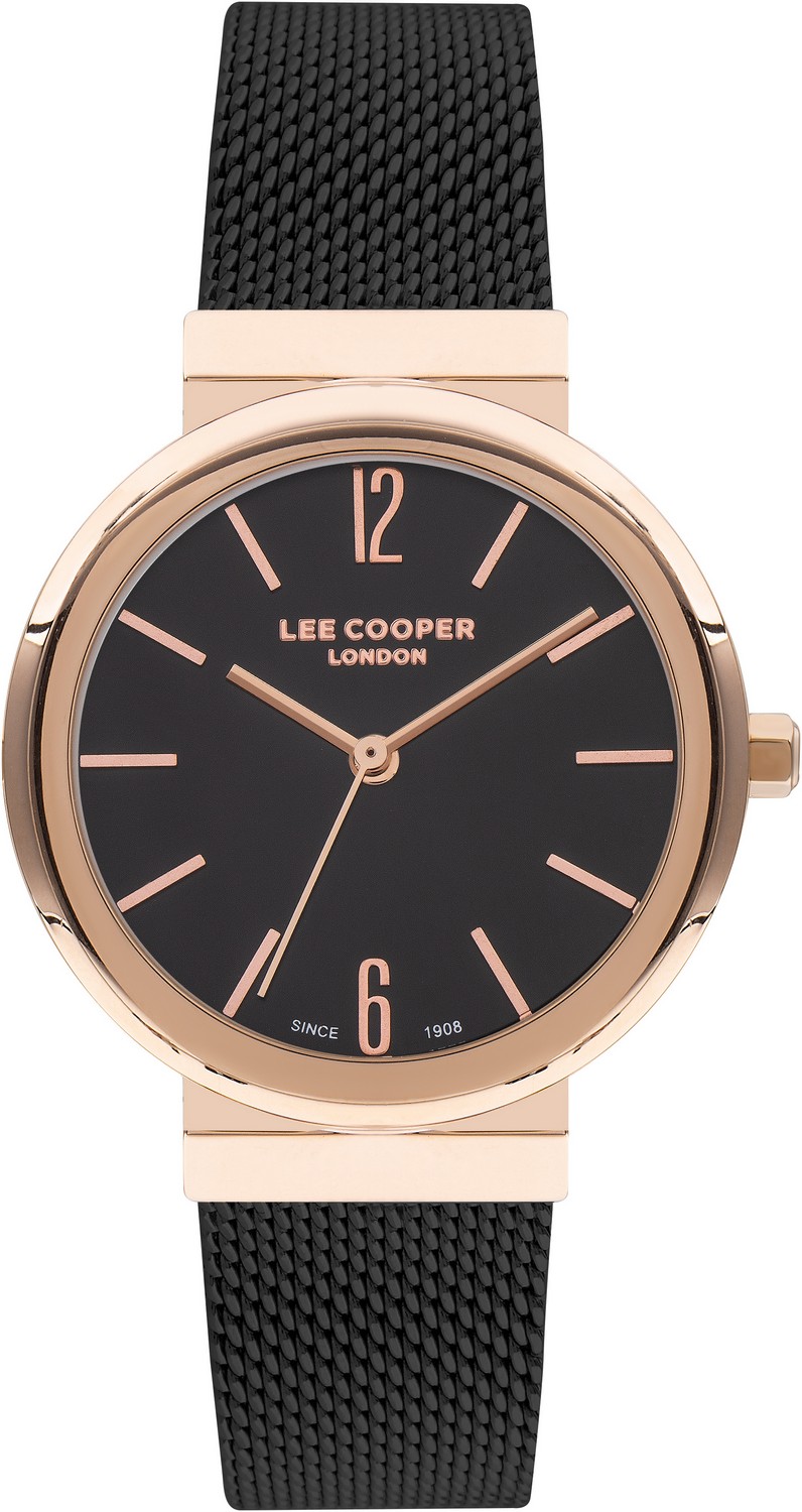 LEE COOPER  Женские часы, кварцевый механизм, суперметалл с покрытием, 34 мм