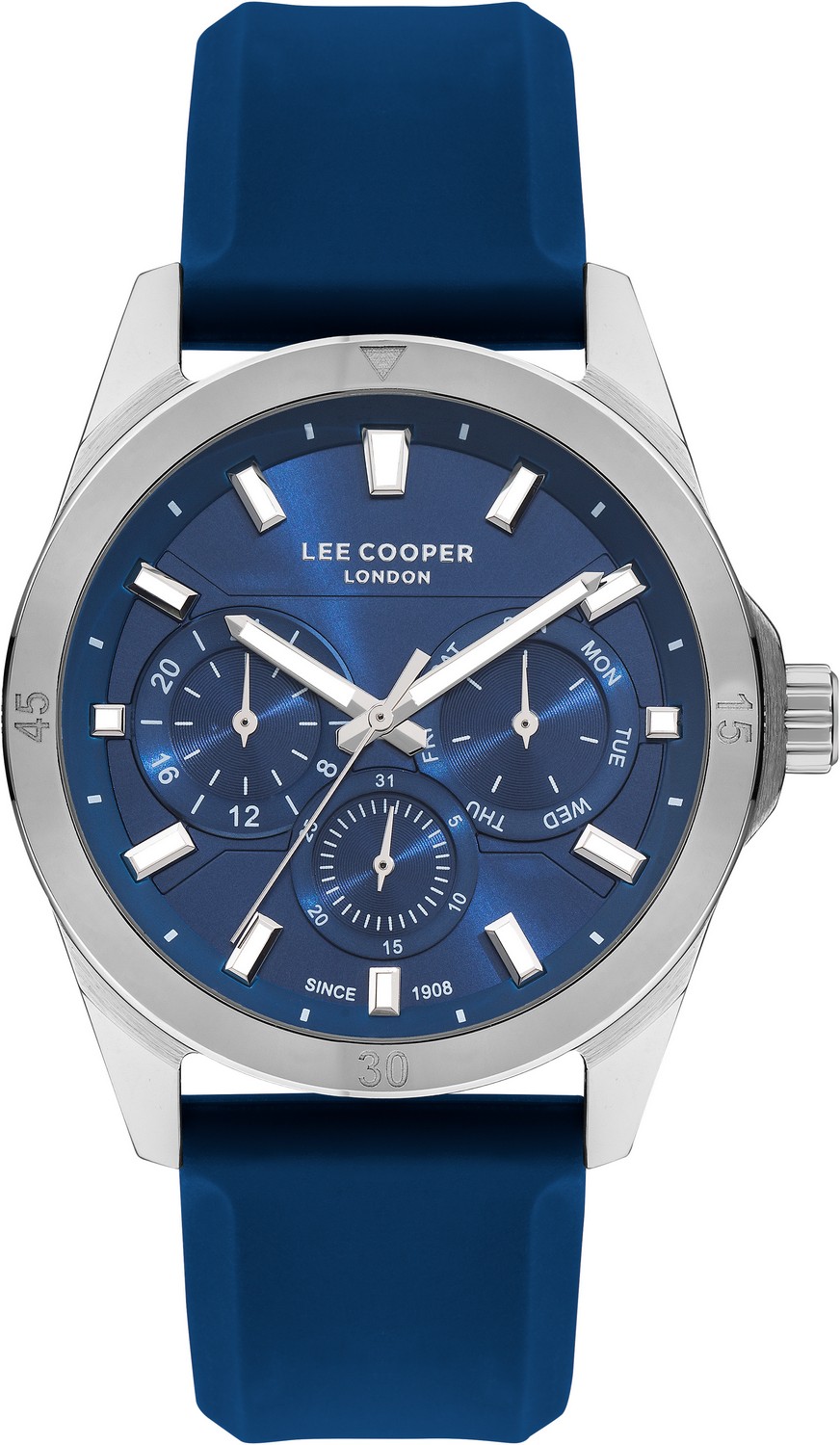 LEE COOPER  Мужские часы, кварцевый механизм, суперметалл, 46 мм
