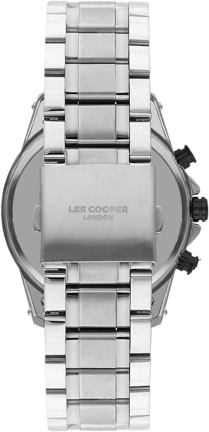 LEE COOPER  Мужские часы, кварцевый механизм, суперметалл, 46 мм