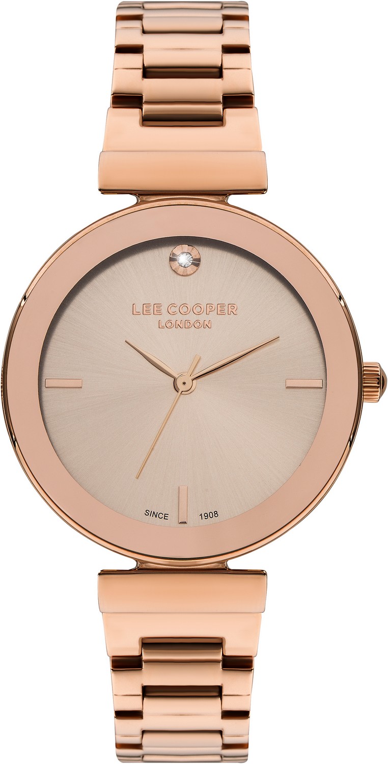 LEE COOPER  Женские часы, кварцевый механизм, суперметалл с покрытием, 35 мм