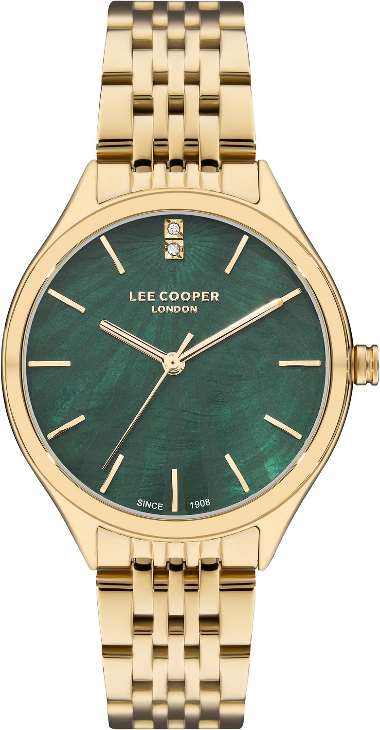 LEE COOPER  Женские часы, кварцевый механизм, суперметалл с покрытием, 36 мм
