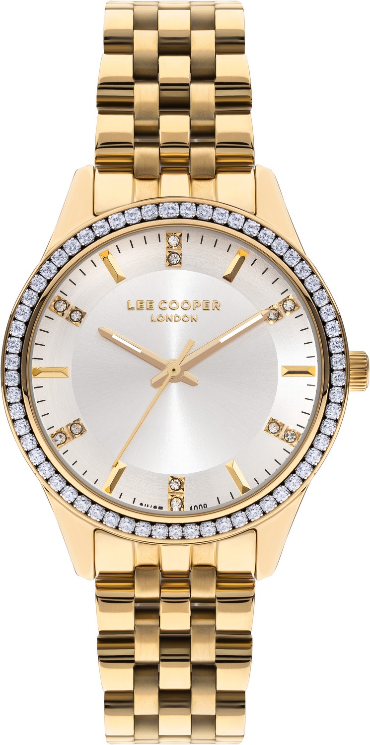 LEE COOPER  Женские часы, кварцевый механизм, суперметалл с покрытием, 35 мм