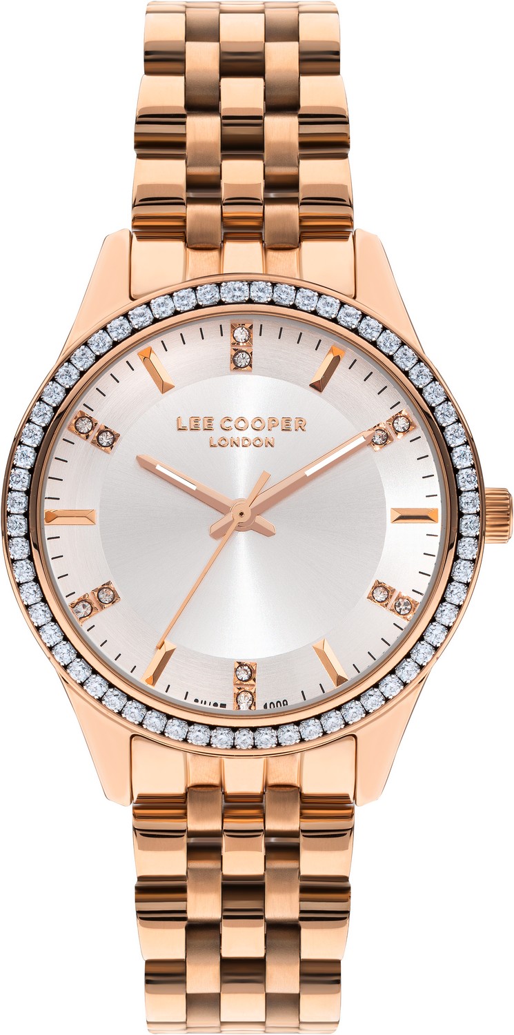 LEE COOPER  Женские часы, кварцевый механизм, суперметалл с покрытием, 35 мм