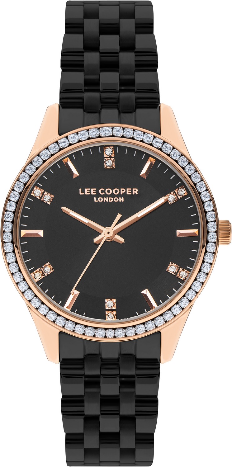 LEE COOPER  Женские часы, кварцевый механизм, суперметалл с покрытием, 35 мм