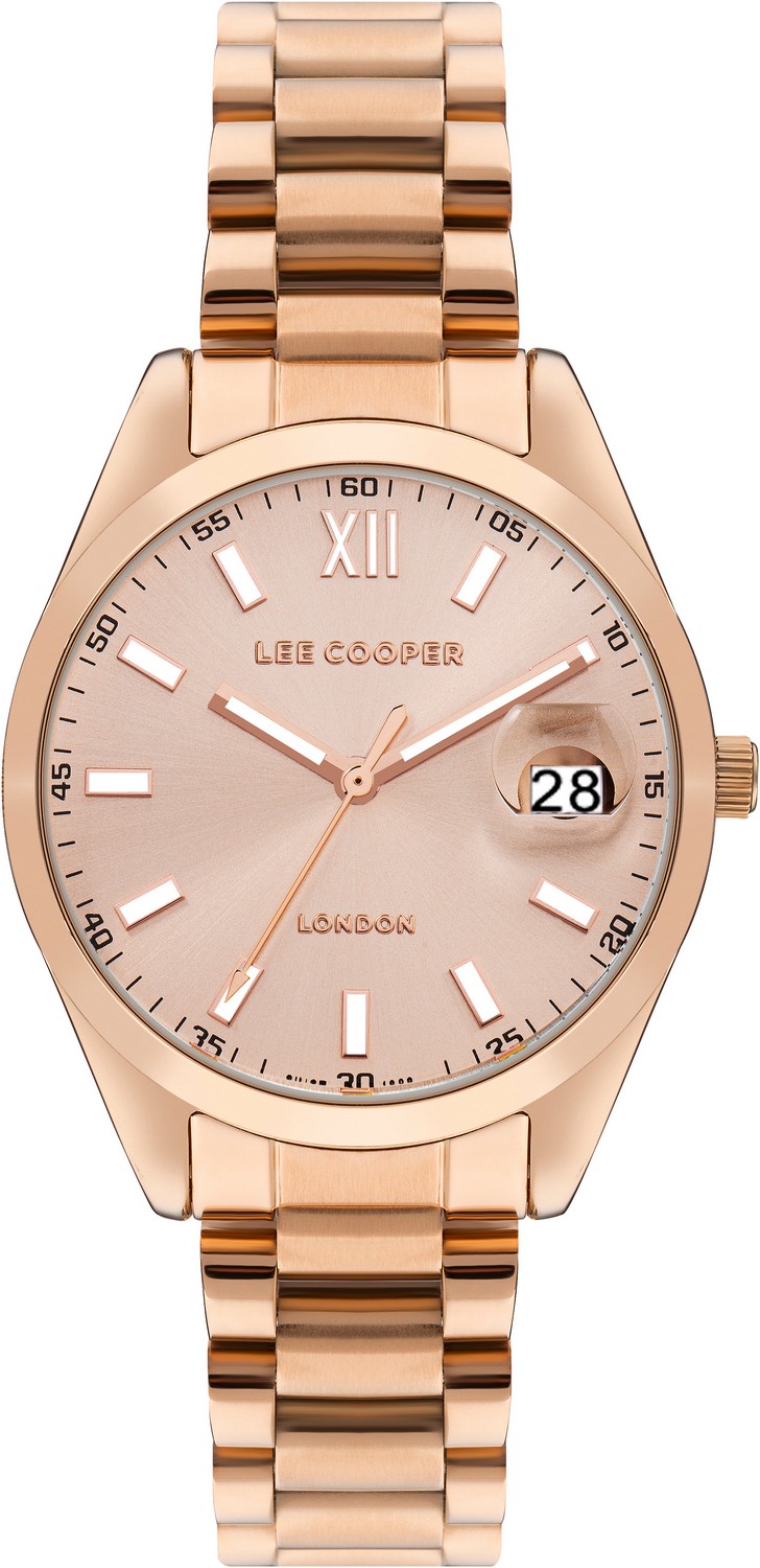 LEE COOPER  Женские часы, кварцевый механизм, суперметалл с покрытием, 34 мм