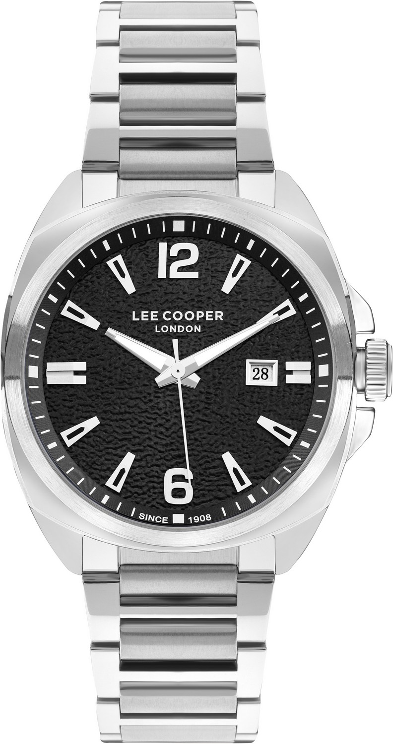LEE COOPER  Мужские часы, кварцевый механизм, суперметалл, 46 мм