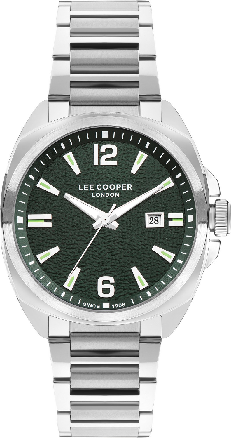 LEE COOPER  Мужские часы, кварцевый механизм, суперметалл, 46 мм