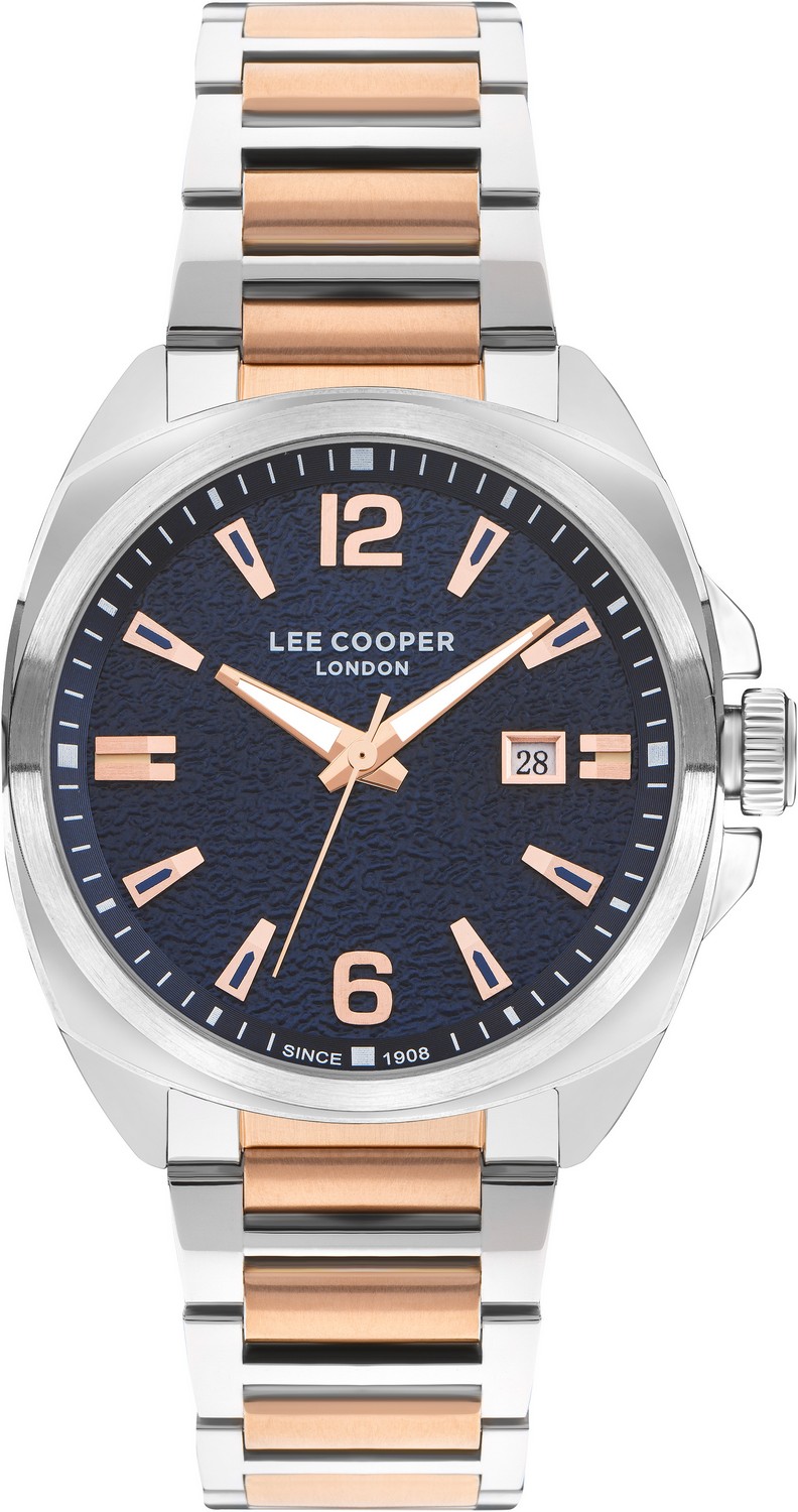 LEE COOPER  Мужские часы, кварцевый механизм, суперметалл, 46 мм