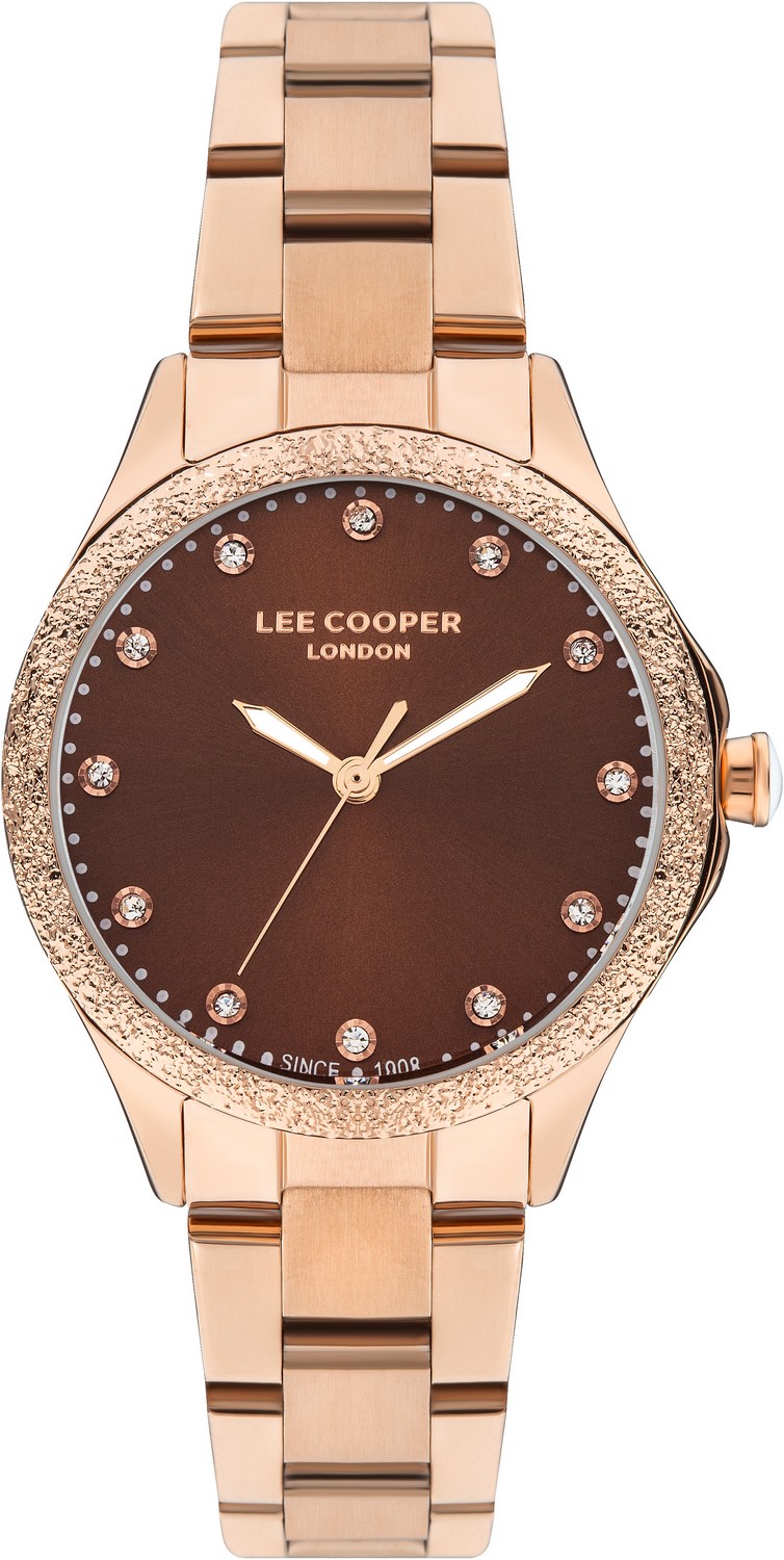 LEE COOPER  Женские часы, кварцевый механизм, суперметалл с покрытием, 35 мм