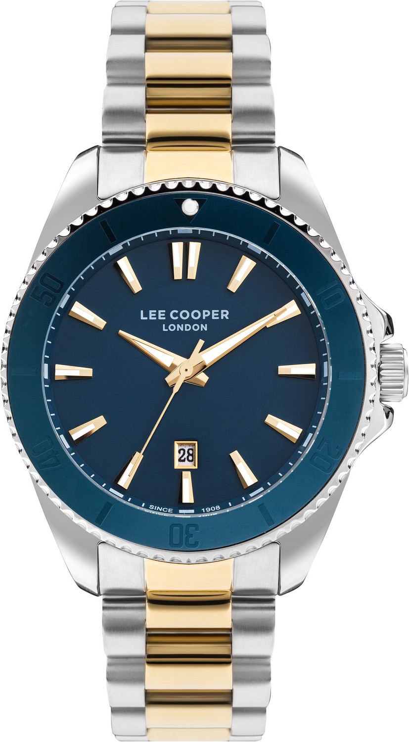 LEE COOPER  Мужские часы, кварцевый механизм, суперметалл, 45 мм