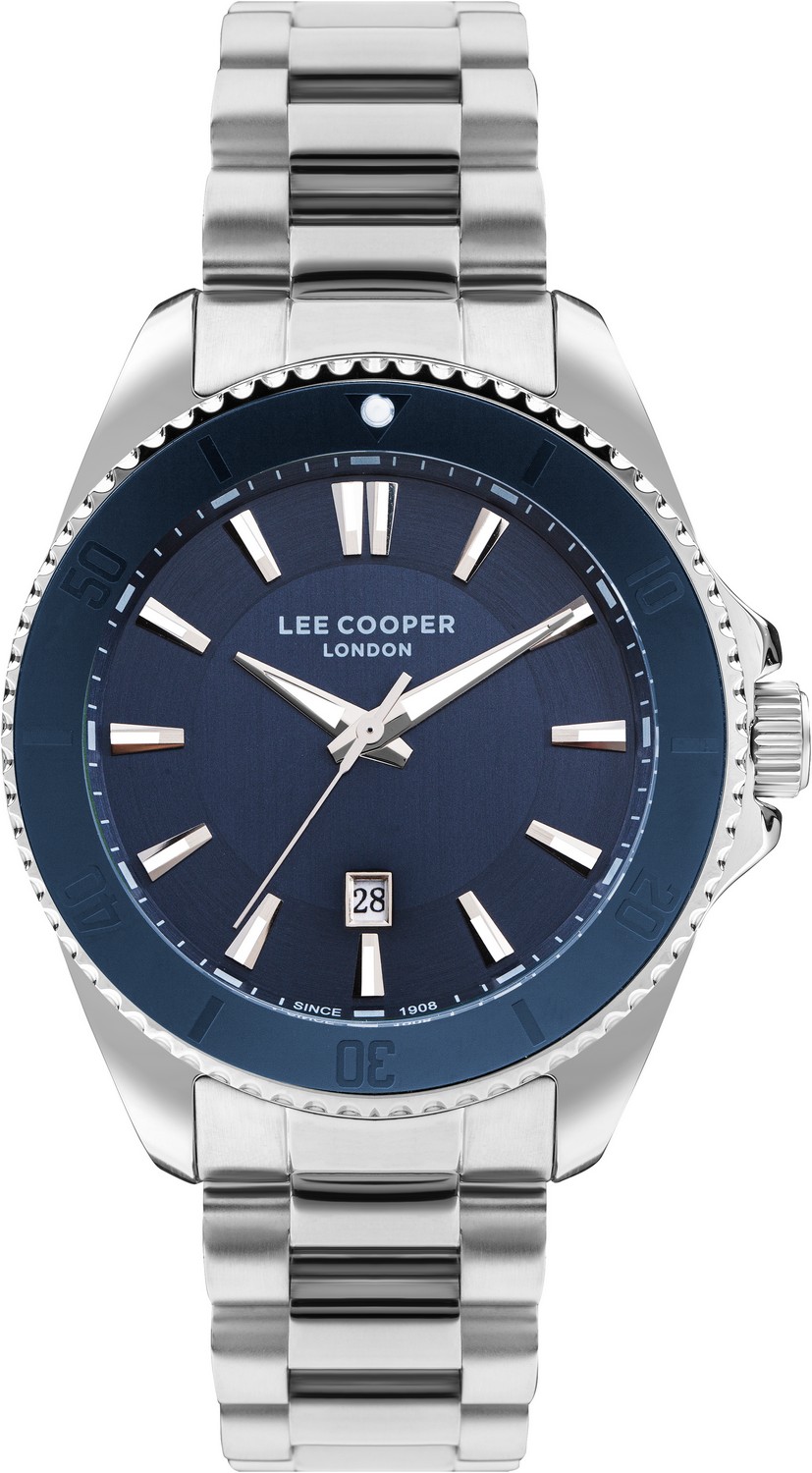 LEE COOPER  Мужские часы, кварцевый механизм, суперметалл, 45 мм