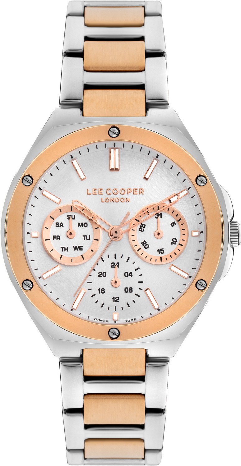 LEE COOPER  Женские часы, кварцевый механизм, суперметалл с покрытием, 34 мм