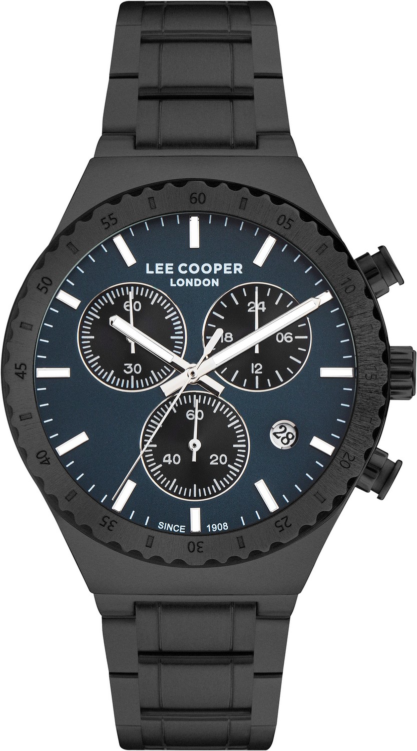 LEE COOPER  Мужские часы, кварцевый механизм, суперметалл с покрытием, 43 мм