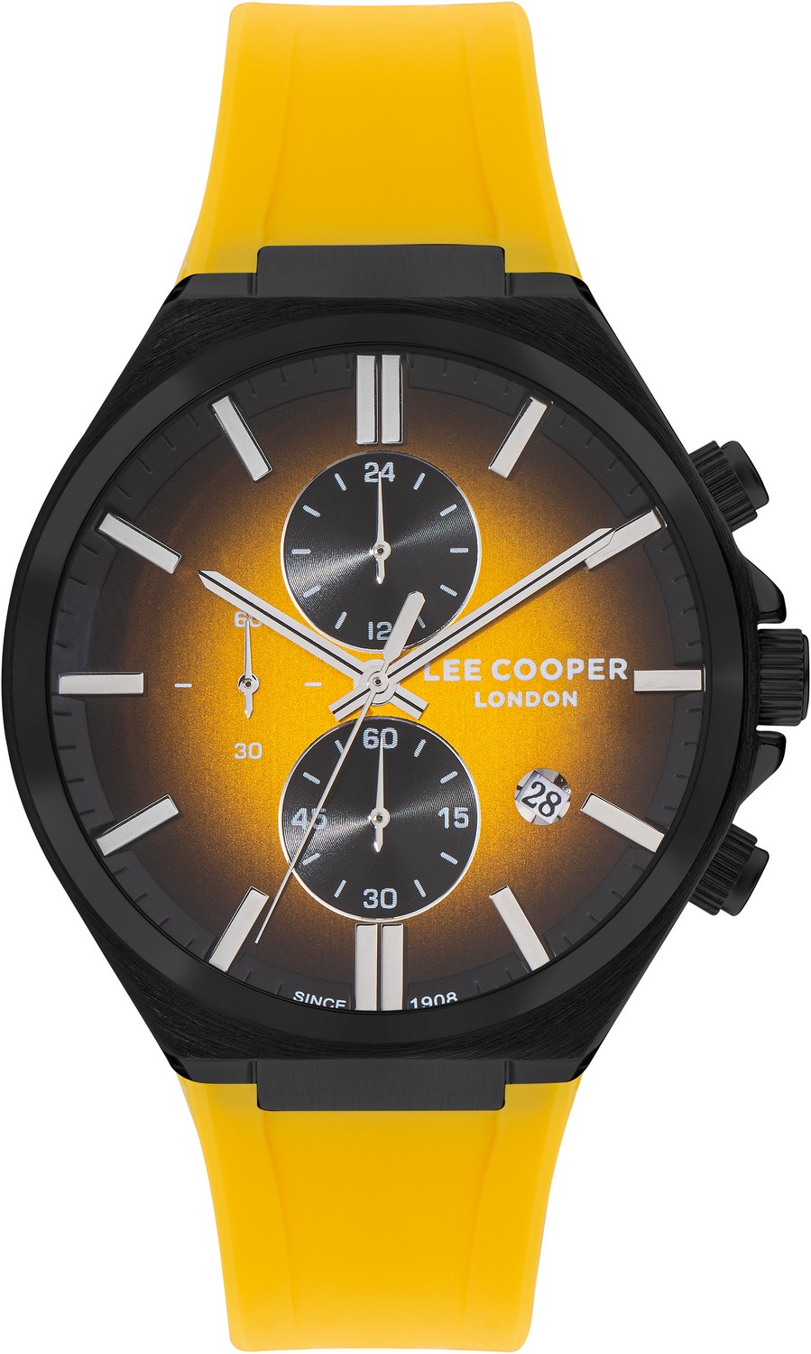 LEE COOPER  Мужские часы, кварцевый механизм, суперметалл с покрытием, 46 мм