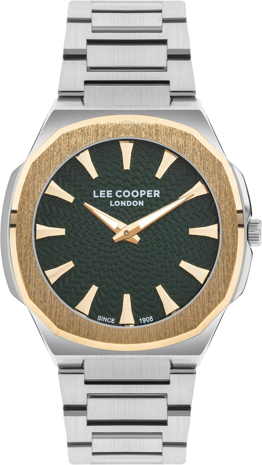 LEE COOPER  Мужские часы, кварцевый механизм, суперметалл с покрытием, 42 мм
