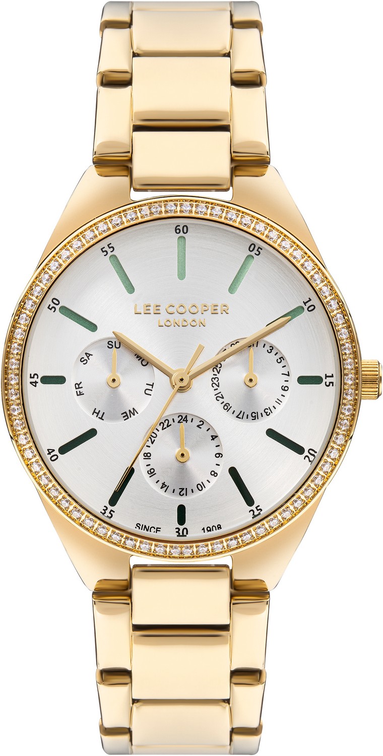 LEE COOPER  Женские часы, кварцевый механизм, суперметалл с покрытием, 34 мм