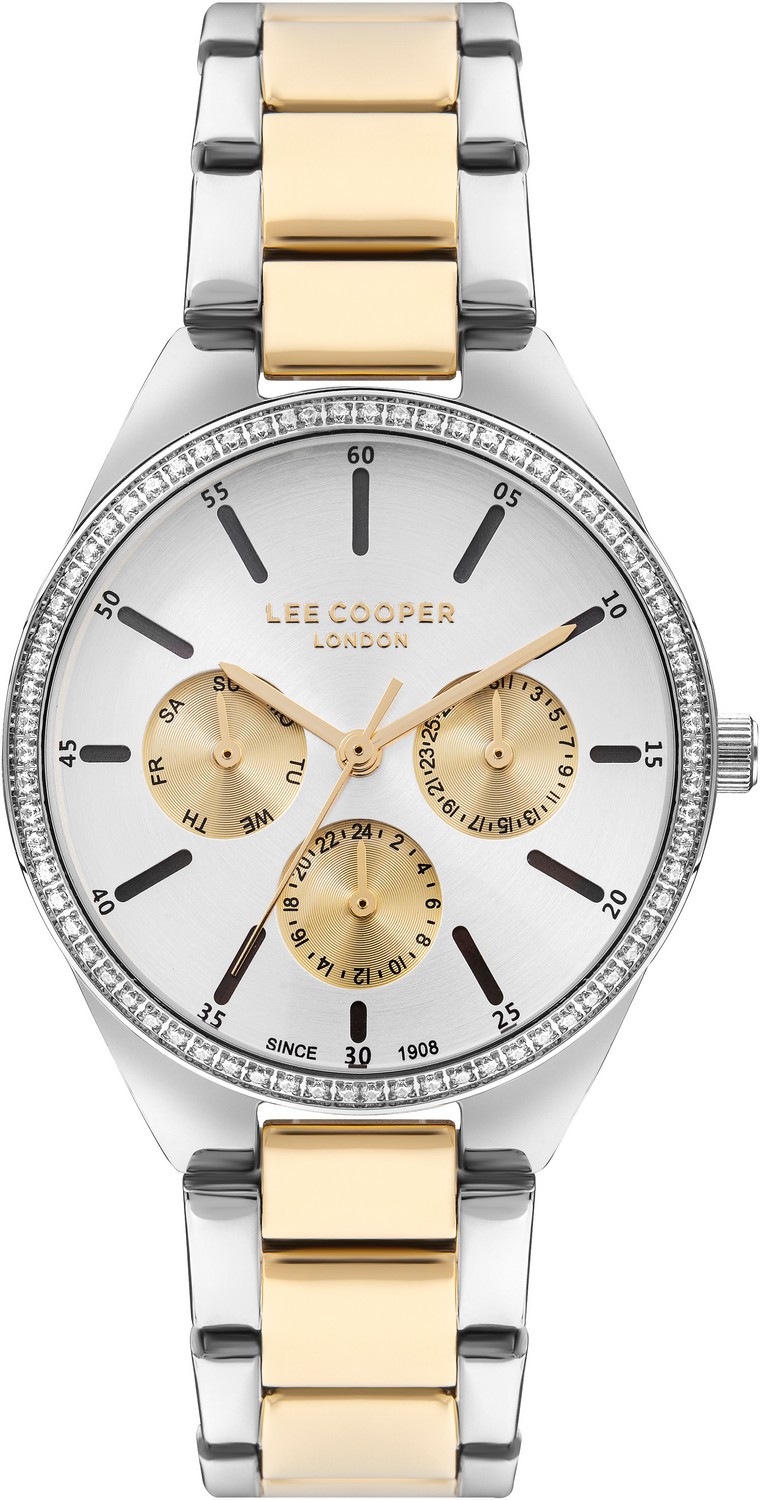 LEE COOPER  Женские часы, кварцевый механизм, суперметалл, 34 мм