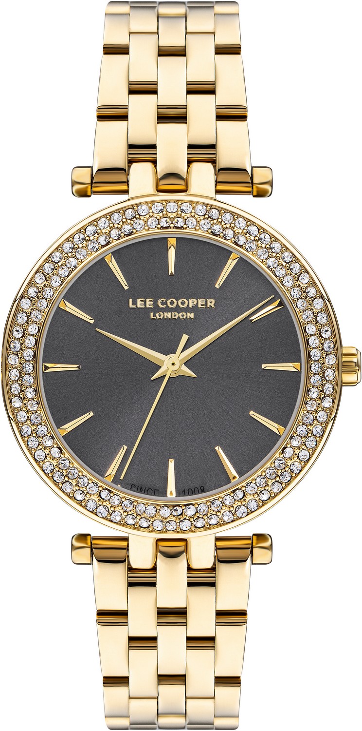 LEE COOPER  Женские часы, кварцевый механизм, суперметалл с покрытием, 34 мм