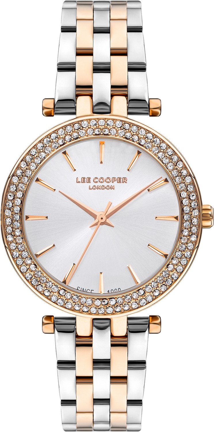 LEE COOPER  Женские часы, кварцевый механизм, суперметалл с покрытием, 34 мм
