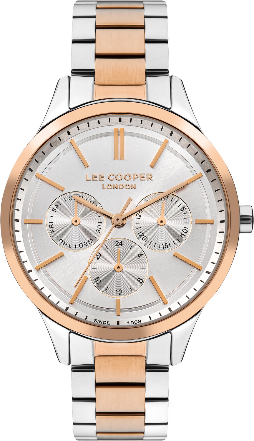 LEE COOPER  Женские часы, кварцевый механизм, суперметалл с покрытием, 38 мм