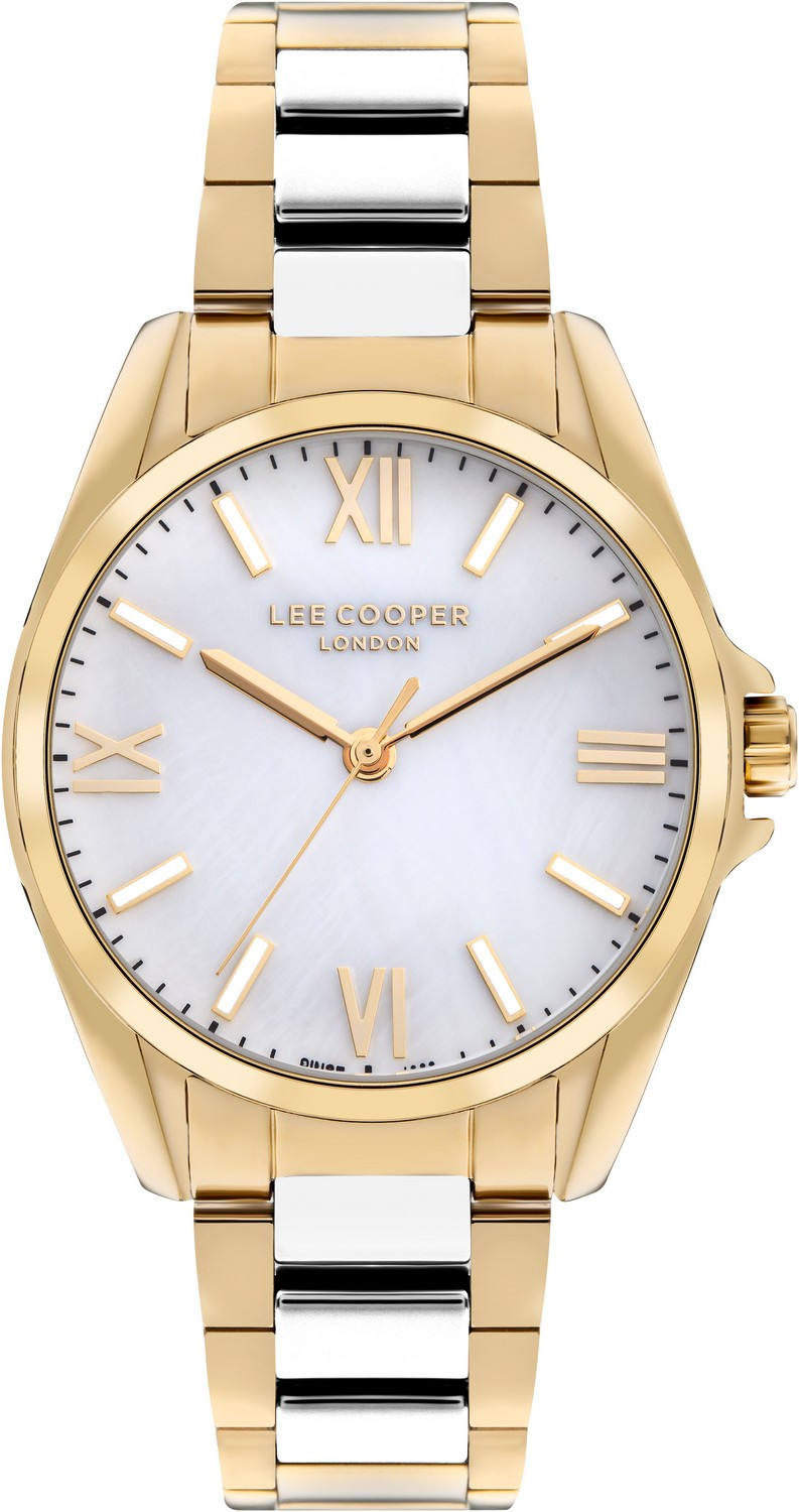 LEE COOPER  Женские часы, кварцевый механизм, суперметалл с покрытием, 34 мм