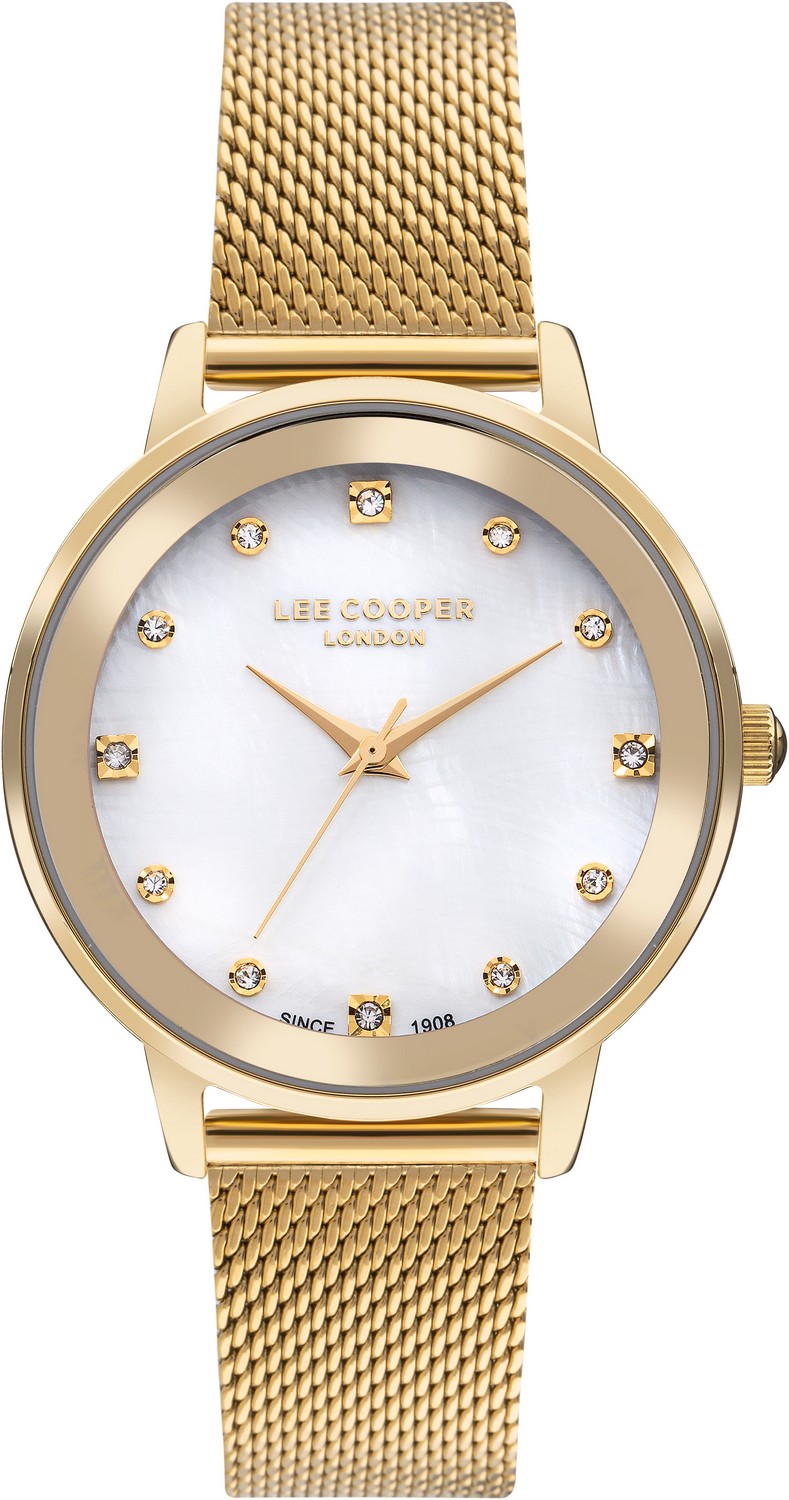 LEE COOPER  Женские часы, кварцевый механизм, суперметалл с покрытием, 36 мм