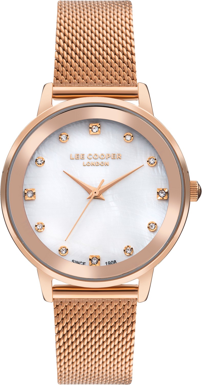 LEE COOPER  Женские часы, кварцевый механизм, суперметалл с покрытием, 36 мм