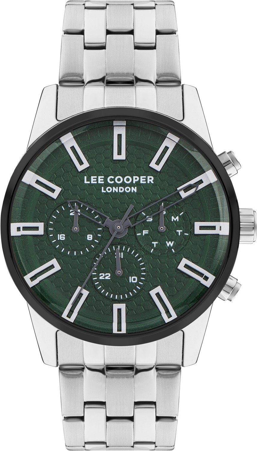 LEE COOPER  Мужские часы, кварцевый механизм, суперметалл, 46 мм