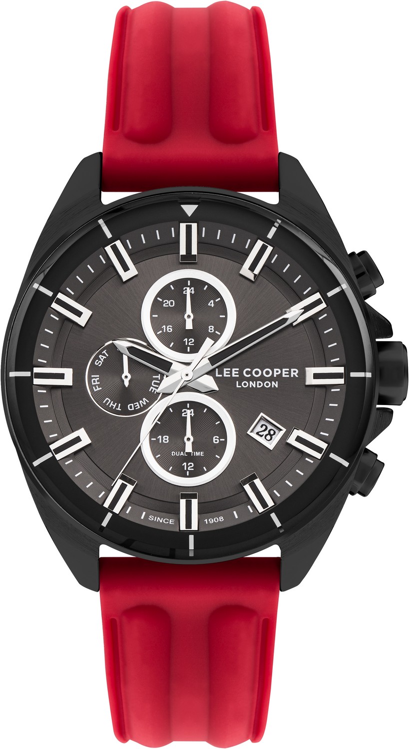 LEE COOPER  Мужские часы, кварцевый механизм, суперметалл с покрытием, 46 мм