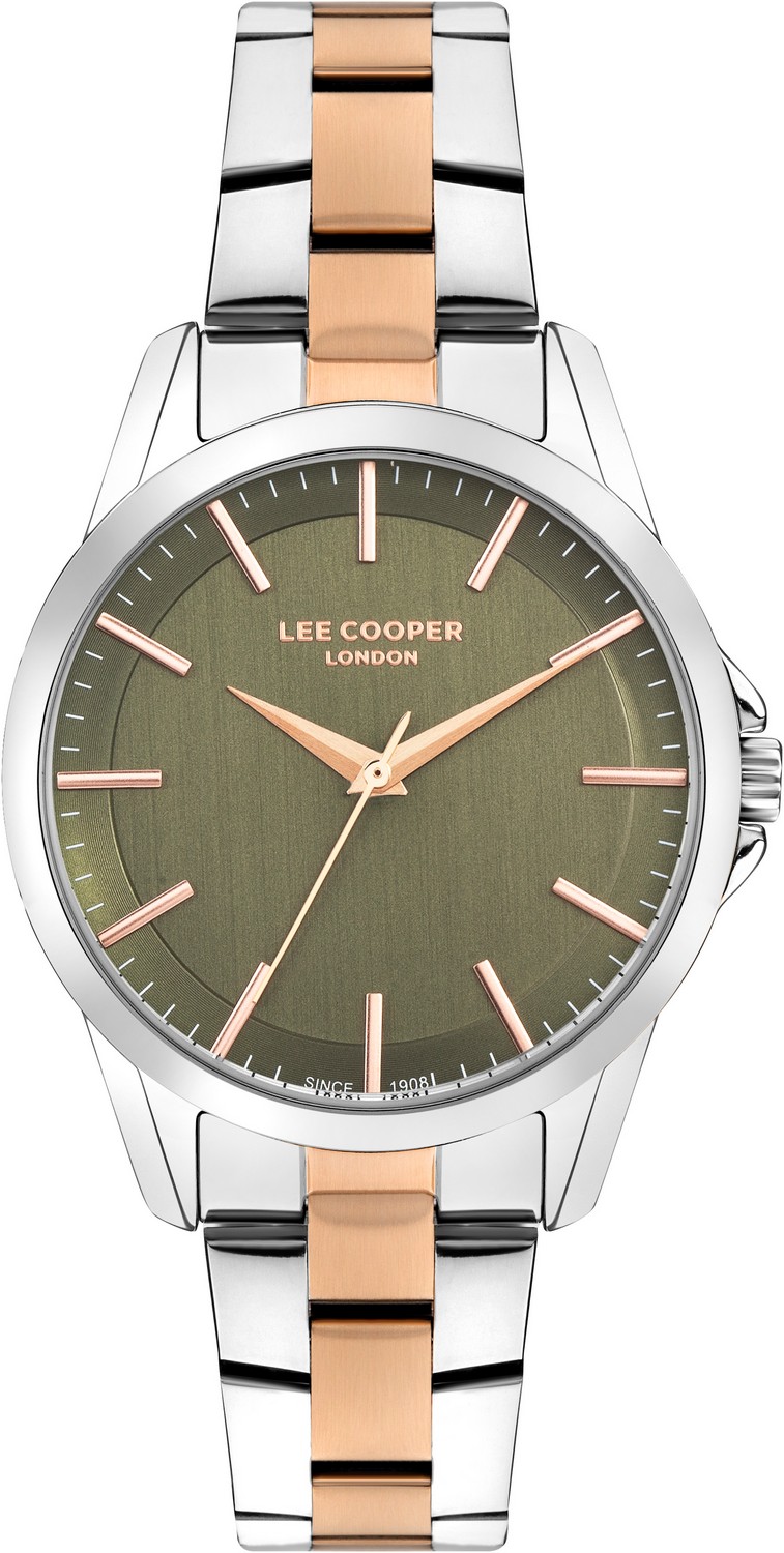 LEE COOPER  Женские часы, кварцевый механизм, суперметалл с покрытием, 34 мм