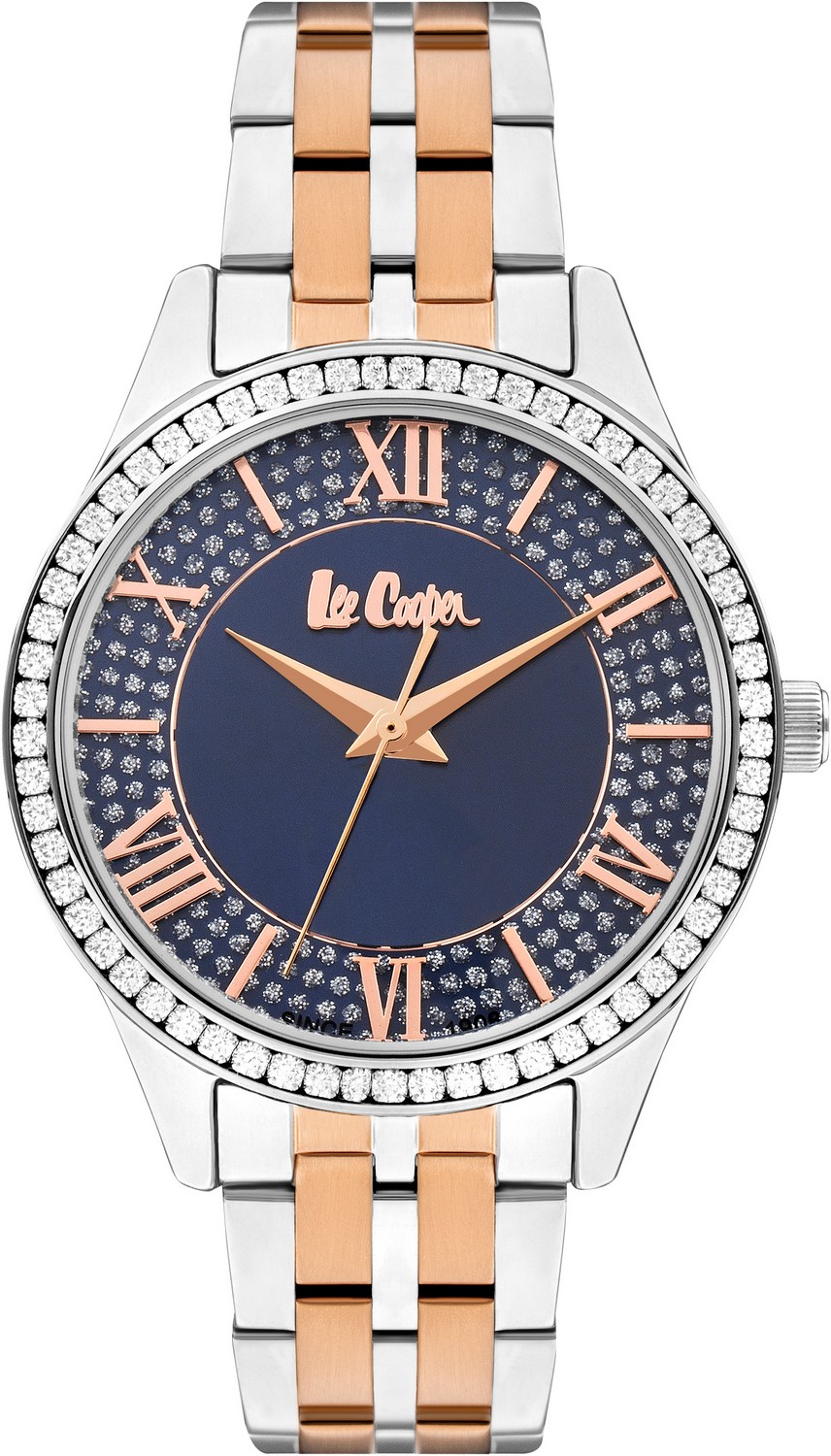 LEE COOPER  Женские часы, кварцевый механизм, суперметалл, 34 мм
